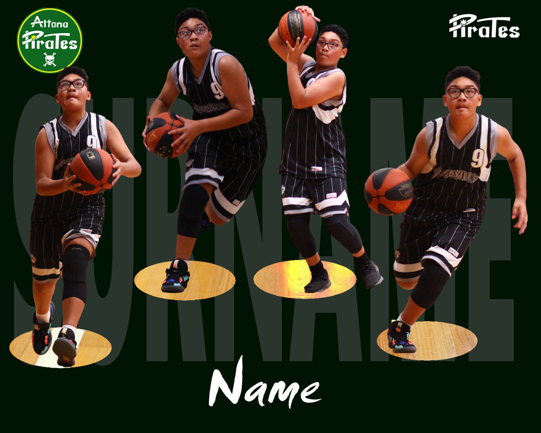 Altona Pirates Basketball Player Action Photo