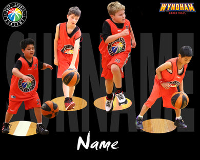 Poly Sports Basketball Player Action Photo