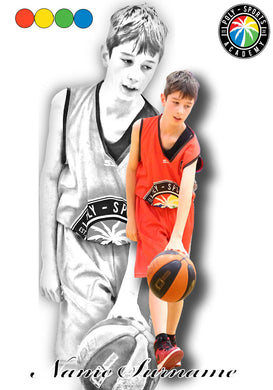 Poly Sports Basketball SKETCH Photo