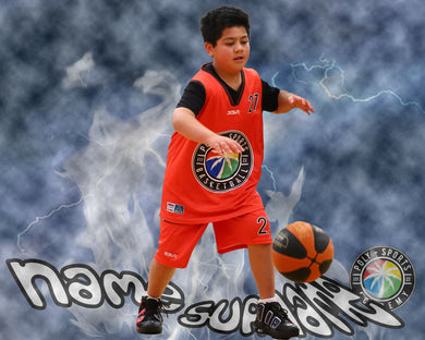 Poly Sports Basketball Smoke Photo