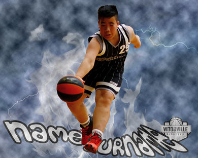 Woodville Basketball Smoke Photo