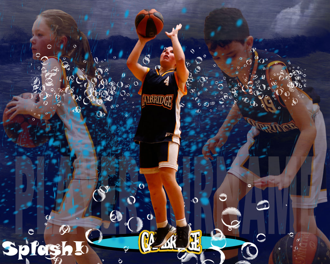 Cambridge Basketball Splash Photo