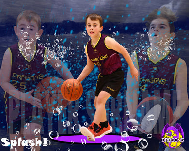 Melton Dragons Basketball Splash