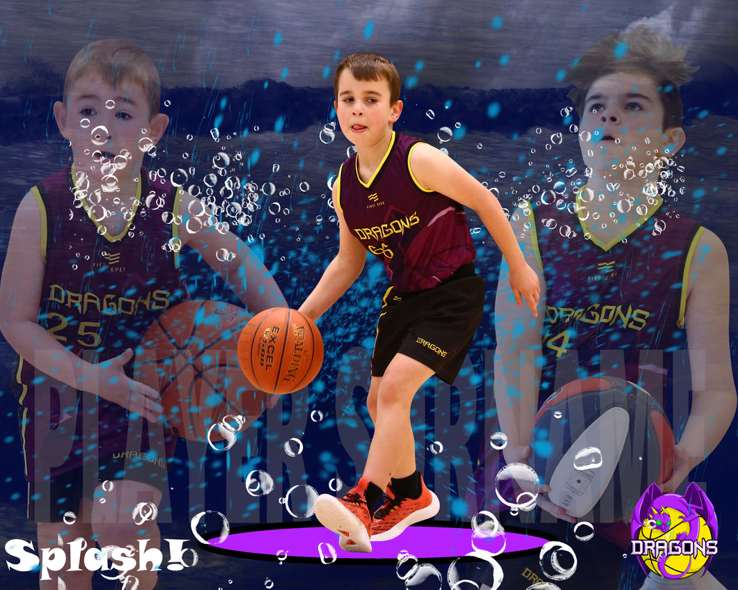 Melton Dragons Basketball Splash