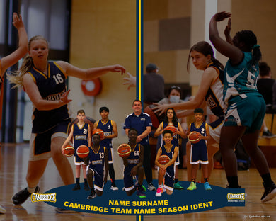 Cambridge Basketball TEAM 2UP Photo