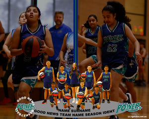 Good News Power Basketball Team 2Up Photo