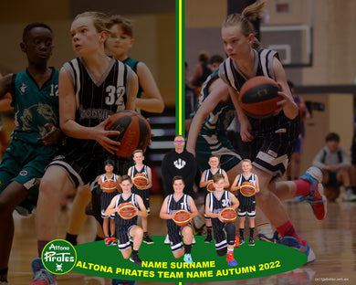 Altona Pirates Basketball TEAM 2UP Photo