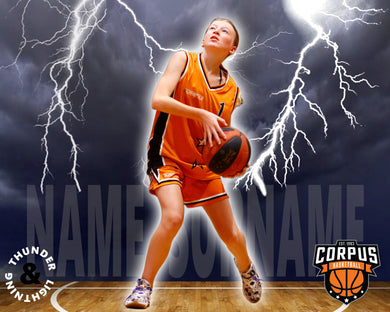 Corpus Christi Basketball Thunder & Lightning Photo