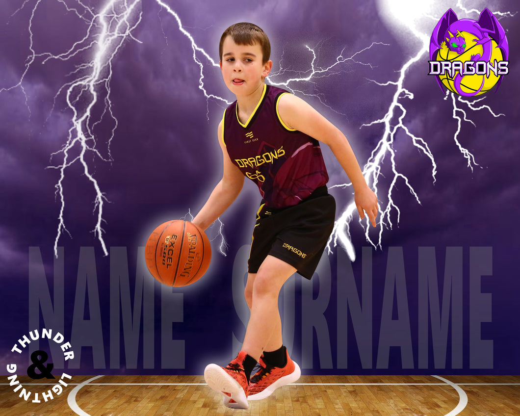 Melton Dragons Basketball Thunder & Lightning